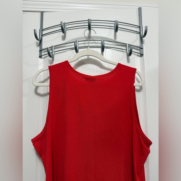 LuLaRoe Tank top Off Duty Momma Red 2XL vacation beach motherhood cruise NWT mom - Picture 4 of 15